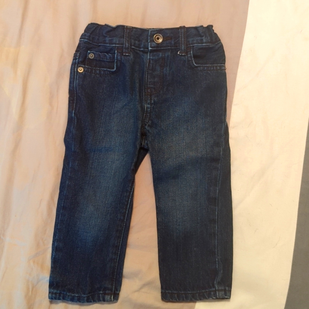 Pull on snap jeans